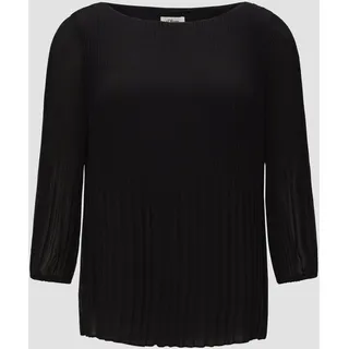 S.Oliver BLACK LABEL Klassische Bluse, mit Plisseefalten s.Oliver BLACK LABEL black