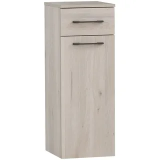 Stylife Unterschrank , Anthrazit, Sandfarben , Metall , Holz , 1 Fächer , 1 Schubladen , 32.7x88.4x35.3 cm , Made in Germany , Zusatzausstattung erhältlich, hängend, Typenauswahl , Badezimmer, Badmöbel, Unterschränke