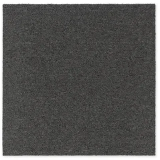 Esposa Teppichfliese , Dunkelgrau , Textil , Uni , quadratisch , 50x50 cm , pflegeleicht , Teppiche und Böden, Bodenbeläge, Teppichfliesen