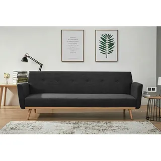 SalesFever Schlafsofa schwarz