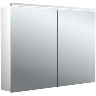 emco pure 2 classic LED-Lichtspiegelschrank mit Aufsatzleuchte, 2 Türen, 1000x711x153mm, 979705504