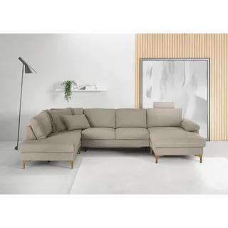 Candy Wohnlandschaft Polyester 2-Sitzer Gelb