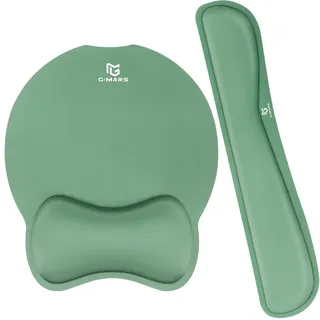 GIMARS Ergonomisches Mauspad XL Dunkelgrün