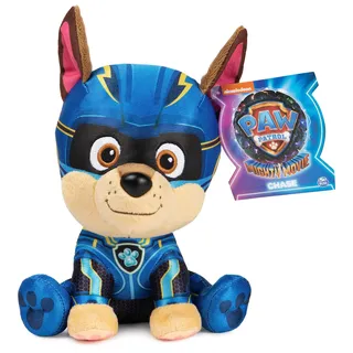 Spin Master GUND PAW Patrol Der Mighty Kinofilm Chase, 15 cm - original Plüschtier zum Kinofilm 2023, ideal zum Nachspielen der Kinoabenteuer und als Lieblingskuscheltier, Spielzeug für Kinder ab 1 Jahr