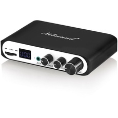 Nobsound M3 HiFi Mini Bluetooth 5.0 Digitalverstärker Stereo-Audioverstärker USB-Player für Heim/Autolautsprecher, TPA3116 50W×2