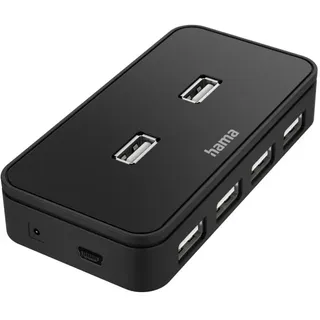 Hama 7 Ports USB 2.0 480 Mbit/s,