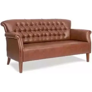 Schwarzer Polster Dreisitzer Luxus Neue Möbel Arbeitszimmer Textilsofas - Schwarz