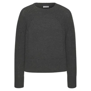 LASCANA Strickpullover Damen dunkelgrau meliert Gr.32/34