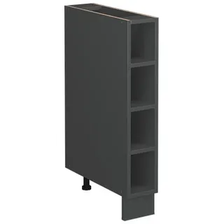 Vicco Unterschrank Küchenregal Fame-Line 15 x 82 x 50 cm Grau