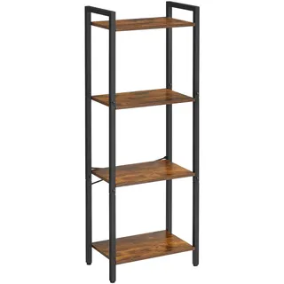 VASAGLE Bücherregal 24 x 40 x 107 cm Schwarz