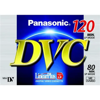Panasonic AY-DVM80FE Mini-DV Digitale Videokassette (80min, Linear Plus)