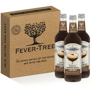 FEVER-TREE | Espresso Martini Mixer | Für einen authentischen Espresso Martini mit natürlichem Kaffee-Aroma | 3 x 500 ml