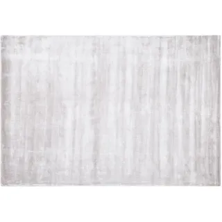 Beliani Gesi II Kurzflorteppich 140 x 200 cm Grau