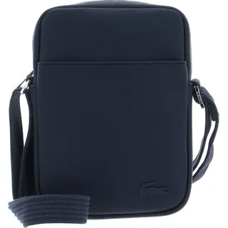 Lacoste Men's Classic Slim vertical Camera Bag - Umhängetasche 21 cm (marine 166) - Blau