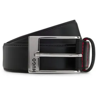 Hugo Barney Gürtel Leder 115 cm schwarz