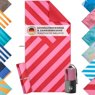 Blumtal Badetuch 90 x 180 cm rosa