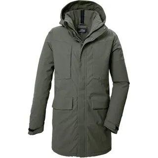 KILLTEC Herren Funktionsparka/Parka mit abzippbarer Kapuze KOW 80 MN PRK, oliv, S, 41848-000