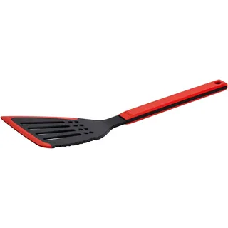 WOLL JUMBO Pfannenwender mit dünner flexibler Silikonlippe 11,5 cm breit 35 cm lang