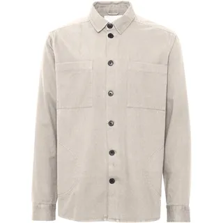 Langarmhemd SOLID "Langarmhemd SDFidel", Herren, Gr. XL, N-Gr, beige (oatmeal), Obermaterial: 100% Baumwolle CO., Hemden Langarmhemd