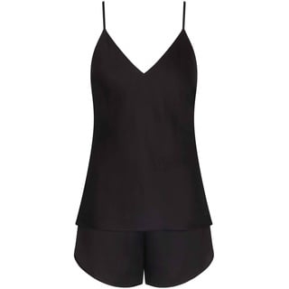 Triumph Damen Silky Sensuality Psw X Pajama Set, Schwarz, 42 EU