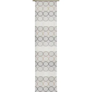 Schiebegardine WIRTH "Zirbello" Gr. 1, braun, B:60cm H:145cm, Jacquard, Baumwolle, Polyester, Gardinen, Schiebegardine