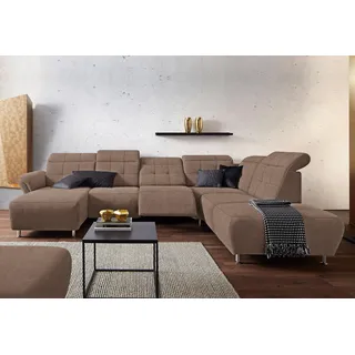 Home Affaire Wohnlandschaft Mikrofaser 2-Sitzer Beige