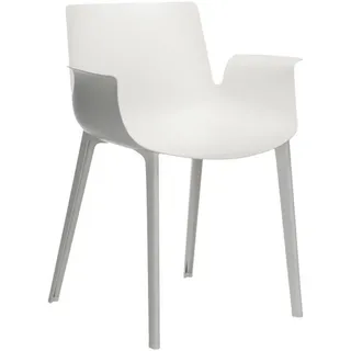 Kartell Armlehnstuhl Piuma 62 x 77 x 54 cm Weiß