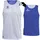 XK Basketball Tanktop Kinder true blue/white 152
