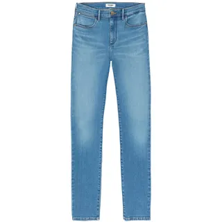 Wrangler All Terrain Gear X Damen High Skinny Dorothy Jeans, Blau, 27W / 32L EU