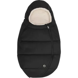 Maxi-Cosi Fußsack für Babyschalen, Fußsack für Babys (45 - 75cm), komfortabel, einfach und sicher, weiche robuste Stoffe, waschmaschinenfest, für alle Maxi-Cosi Babyschalen geeignet, Twillic Black