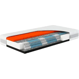 Hn8 Schlafsysteme Taschenfederkernmatratze »Sleep Balance TFK, Wendematratze mit 2 Härtegraden« 24 cm hoch Raumgewicht: 40 kg/m3 500 Federn 1-tlg., 1 Stk. tlg. in 90 x 200 cm und vielen weiteren Größen erhältlich, weiß