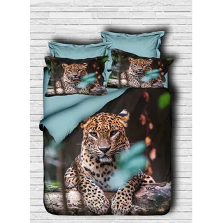 L'Essentiel Linge de Maison, Adal- PRL6123, Türkis, Bettdecken, Oberseite der Bettdecke und Kissenbezug: 100% Polyestermikrosatin - Türkis