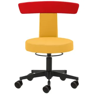 Mayer Sitzmöbel Drehhocker 1262 Kunststoff Gelb