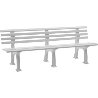 Blome Gartenbank JUIST 4-Sitzer Länge 2000 mm - Weiß