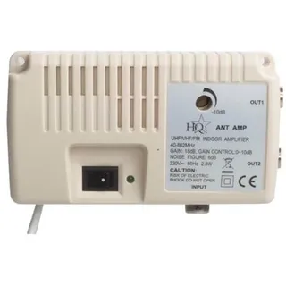 Sinox Antenna Amplifier 0-20 dB - White