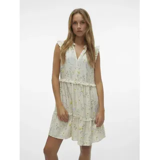 Vero Moda Josie Kurzes ärmelloses Kleid - Birch / Aop Hazel - L
