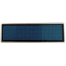 Bild LED-Namensschild Blau 44 x 11 Pixel (B x H x T) 93 x 30 x 6mm 125909