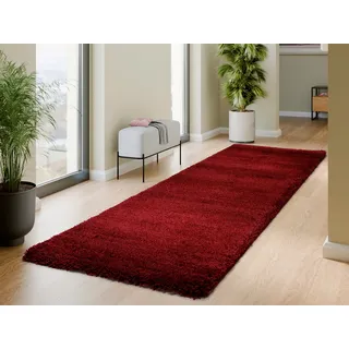 OCI DIE TEPPICHMARKE MONTIS Hochflorteppich 80 x 250 cm Rot