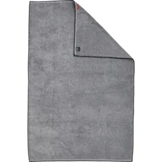 done.® Duschtuch »Deluxe Prime« Uni-Farben, Hotelqualität aus hochwertigem Zwirnfrottier, mit Ziernaht, grau