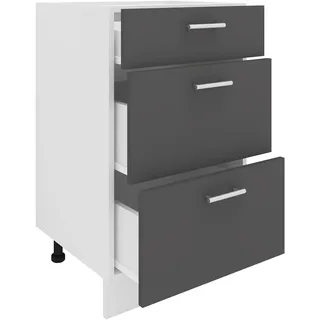 VCM Unterschrank Esilo 50 x 82 x 46 cm Weiß