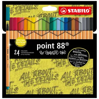 Stabilo point 88 24er Pack, Snooze One Edition