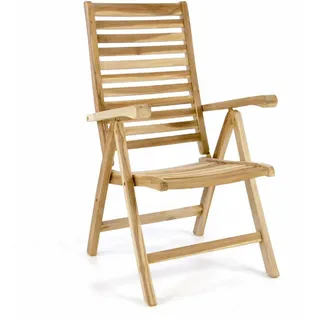 VCM Gartenstuhl VCM Hochlehner 61 x 65 x 111 cm braun