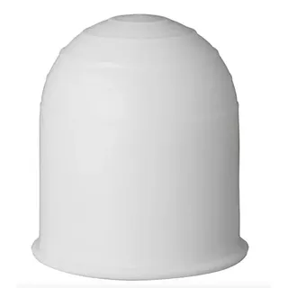 Anhängerkupplung Abdeckung, 50 mm Gummi/Kunststoff Anhängerkupplung Schutzkappe Anhängerkupplung Kugelkopf für Anhänger PKW LKW RV (Kappe weiß)