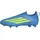 F50 League Laceless FG Kinder Lucid Ray Blue/Team Solar Yellow 2/Lucid Aquamarine 28,5