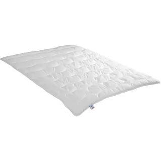 Irisette 4-Jahreszeitendecke Steppbett Jette, 95 Grad waschbar, inkl. Aufbewahrungstasche, 135 x 200 cm, Weiß