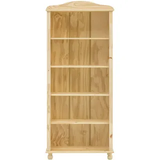 Möbilia Bücherregal 77 x 30 x 180 cm Beige