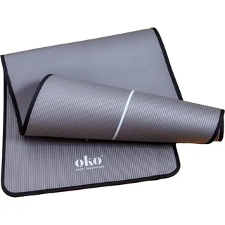 Umweltfreundliche Yogamatte - 0,8 cm dick - Grau
