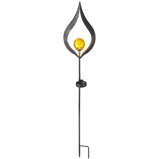 Solarleuchte Garten Deko Metall Solarlampe Außen Außenleuchte Solar 33467 - Bronze