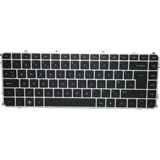 HP KBD ISK/PT BLK/SVR GR, Notebook Ersatzteile, Schwarz, Silber