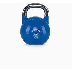 BOOMFIT Unisex-Erwachsene Kettlebell de Competición 12Kg Wettkampf 12 kg, Blue, One Size